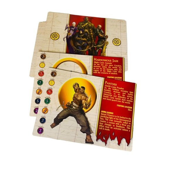 Legacy of the Unconquered Sun Game Replacement 5 Solar Cards Exalted 2nd Edition - Picture 3 of 5